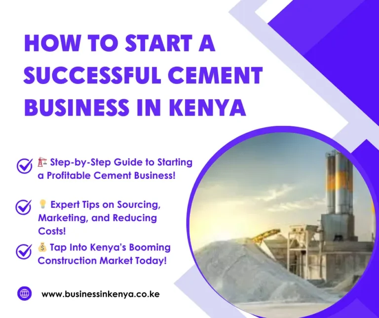 Cement Business In Kenya Banners And Posters