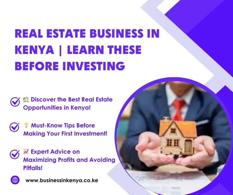 Real Estate Business In Kenya Banners And Posters