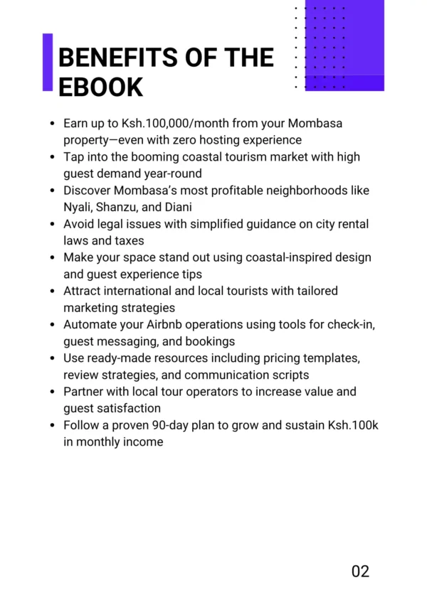 Earn Ksh.100k From Airbnb Business in Mombasa - Image 3
